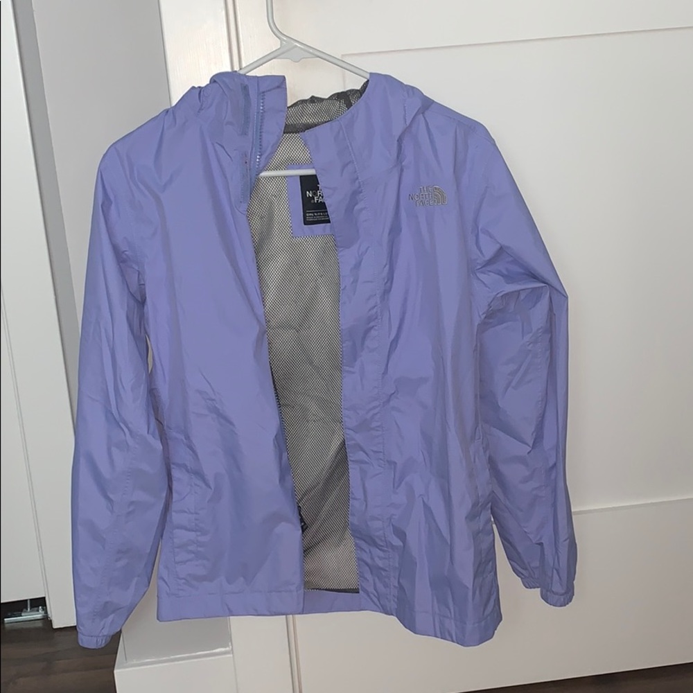 Girls NorthFace rain jacket